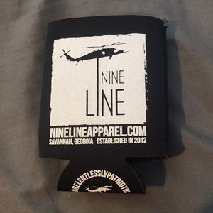 New Black nineline apparel coozie